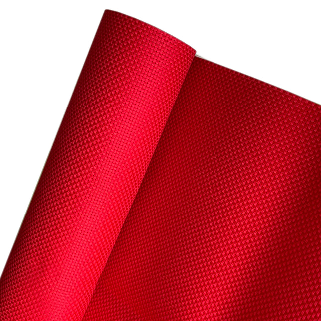 9 Count Aida Fabric Cross Stitch Cloth, Red